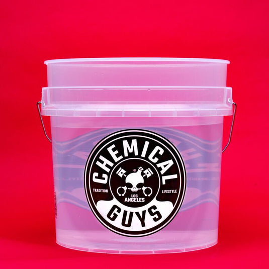 Chemical Guys Heavy Duty Ultra Clear Detailing Bucket 17L (4.5 Gal)