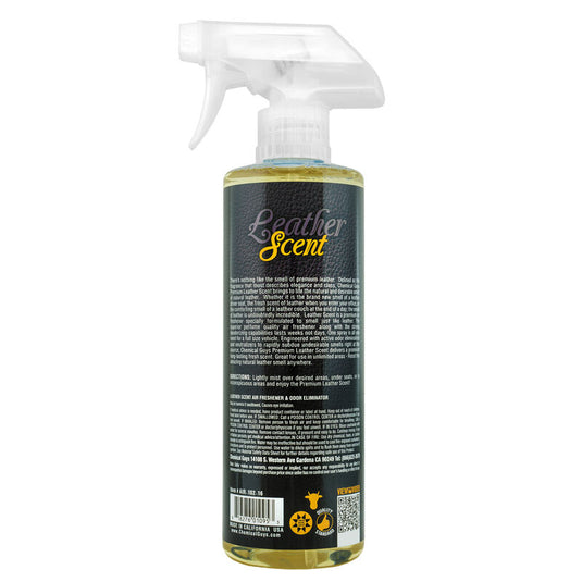 Chemical Guys Leather Scent Premium Air Freshener & Odor Eliminator 473ml (16oz)