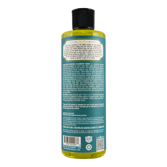 Chemical Guys Clean Slate Surface Cleanser & Wax Stripper 473ml (16oz)