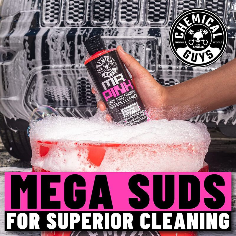 Load image into Gallery viewer, Chemical Guys Mr.Pink Super Suds Shampoo &amp; Superior Surface Cleanser 473ml (16oz)
