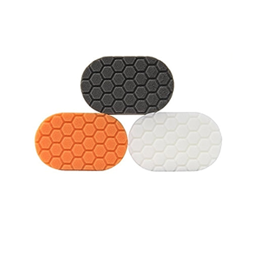 Chemical Guys Hex-Logic Polishing Hand Applicator Pad - White - 3in x 6in x 1in