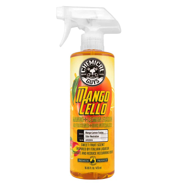 Load image into Gallery viewer, Chemical Guys Mangocello Air Freshener &amp; Odor Eliminator 16oz 473ml

