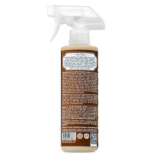 Chemical Guys HydroLeather Ceramic Leather Protective Coating & Quick Detailer 473ml (16oz)