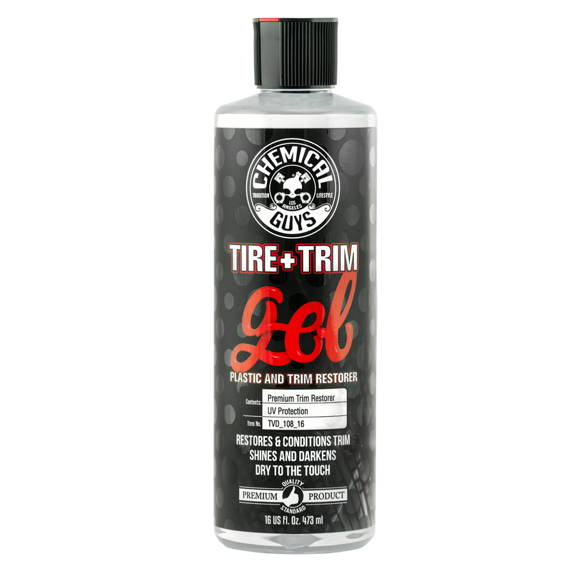Load image into Gallery viewer, Chemical Guys Tire + Trim Gel Plastic And Rubber High Gloss Restorer 473ml (16oz)
