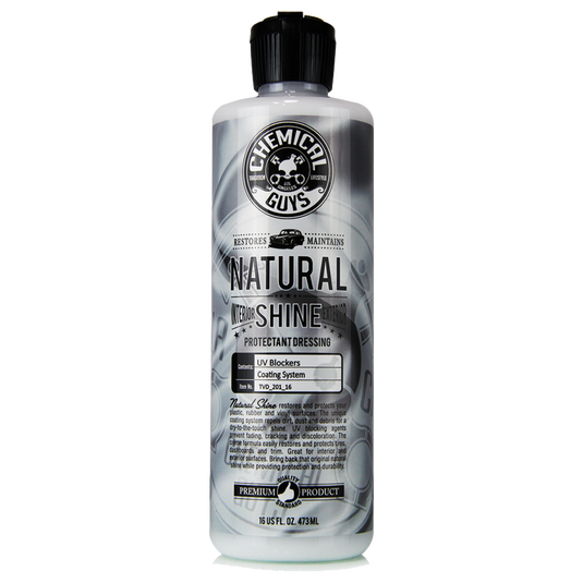 Chemical Guys Natural Shine Satin Tire, Plastic, Rubber, Vinyl & Trim Dressing 473ml (16oz)