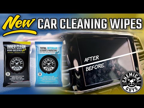 Load and play video in Gallery viewer, Chemical Guys InnerClean Interior Quick Detailer &amp; Protectant Wipes 50pk
