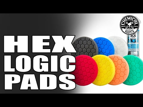 Load and play video in Gallery viewer, Chemical Guys White Hex Logic Light - Medium Polishing Pad
