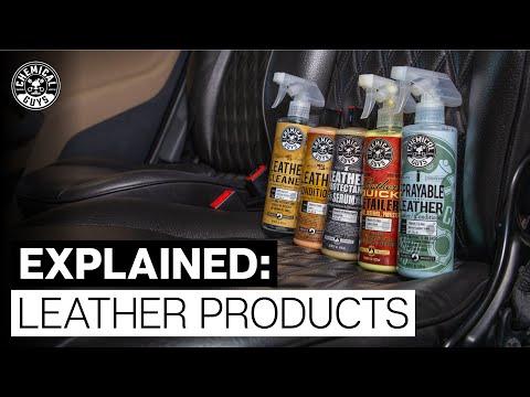 Load and play video in Gallery viewer, Chemical Guys Vintage Leather Serum Conditioner &amp; Protective Coating 473ml (16oz)
