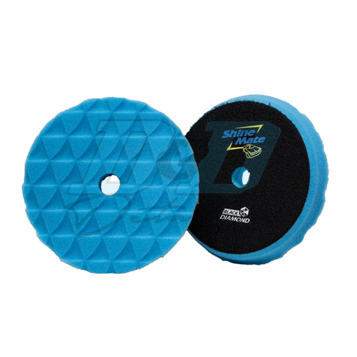 ShineMate Black Diamond Foam Pad Blue - Medium - 7"