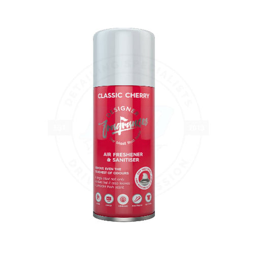 Designer Fragrances Classic Cherry Air Freshener & Sanitiser 400ml