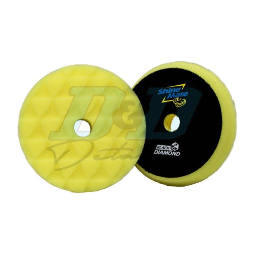 Shinemate Black Diamond Foam Pad Yellow - Heavy - 6