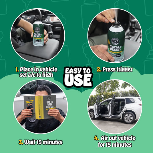 Chemical Guys Black Frost Reset Odor Eliminator - Air Con Bomb