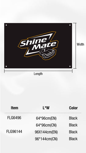 ShineMate Large Flag / Banner 96cm x 144cm