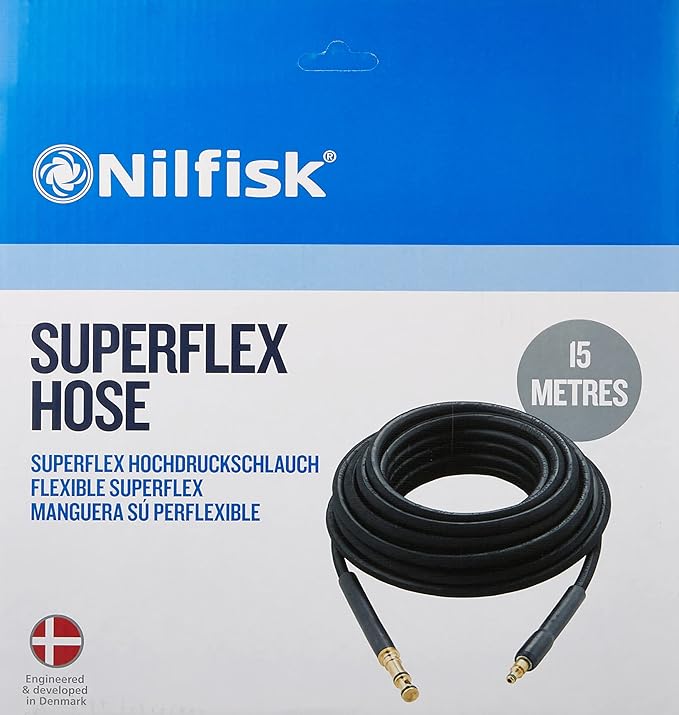Load image into Gallery viewer, Nilfisk 15m Superflex Hose - Premium Pressure Washer Replacement Hose
