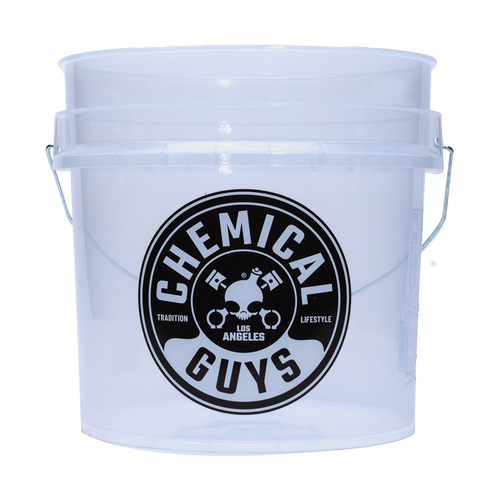Chemical Guys Heavy Duty Ultra Clear Detailing Bucket 17L (4.5 Gal)