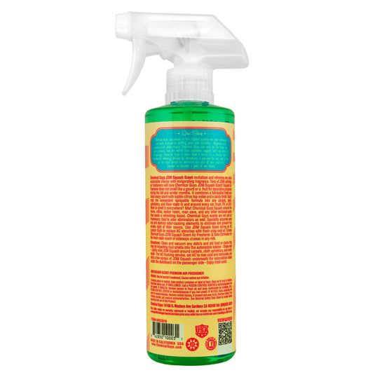 Chemical Guys JDM Squash Scent Premium Air Freshener & Odor Eliminator 473ml (16oz)