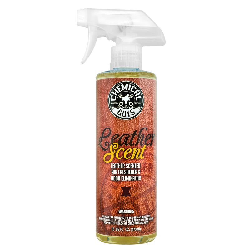 Load image into Gallery viewer, Chemical Guys Leather Scent Premium Air Freshener &amp; Odor Eliminator 473ml (16oz)
