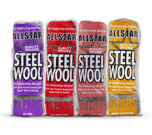 AllStar Steel Wool - 16 Pads