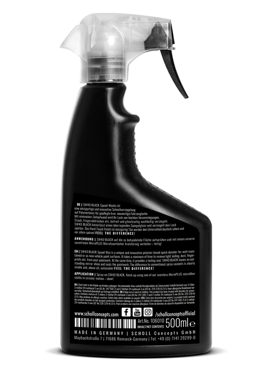 Scholl SW40 Black Speedwax 500ml