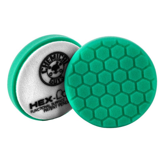 Chemical Guys Green 4" Hex Logic Heavy Polishing Pad