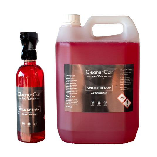 CleanerCar Pro Range Wild Cherry Air Freshener ( 500ml & 5L )