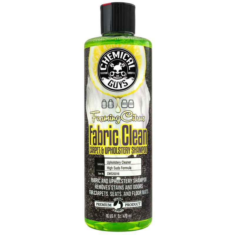 Load image into Gallery viewer, Chemical Guys Foaming Citrus Fabric &amp; Upholstery Cleaner 473ml (16oz)

