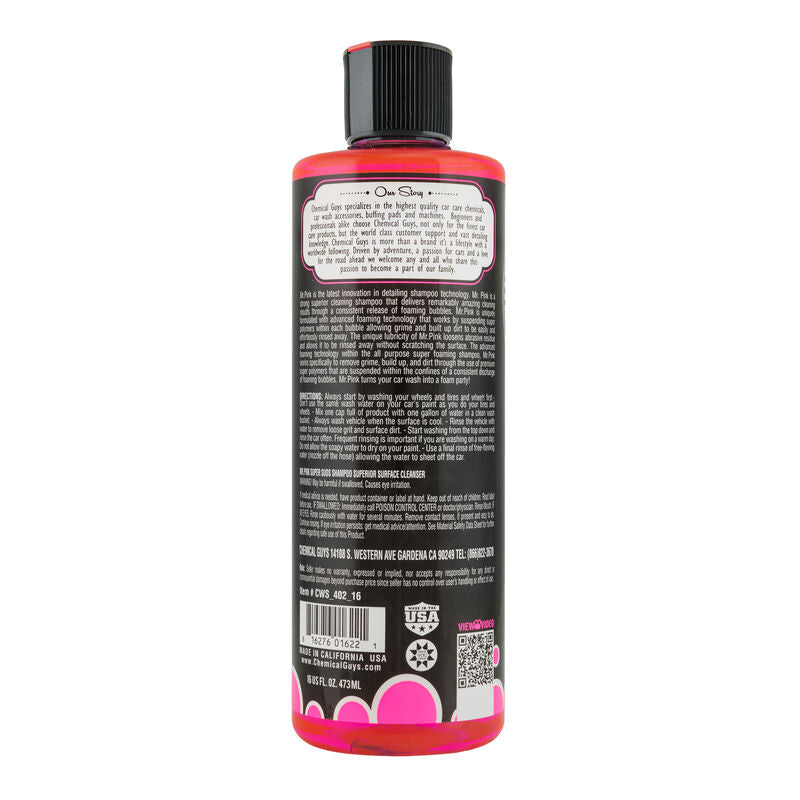 Load image into Gallery viewer, Chemical Guys Mr.Pink Super Suds Shampoo &amp; Superior Surface Cleanser 473ml (16oz)
