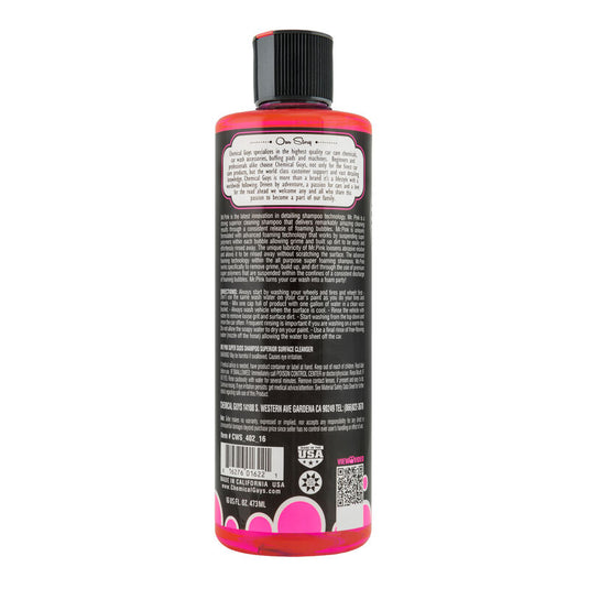 Chemical Guys Mr.Pink Super Suds Shampoo & Superior Surface Cleanser 473ml (16oz)