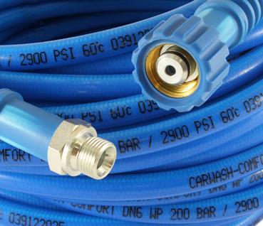 Load image into Gallery viewer, 10m Blue High Pressure Power Washer Hose ( Male 3/8&quot;m - M22f )
