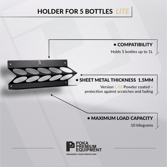 Poka Premium Holder for 1L Bottles WOL ( 2 Version )