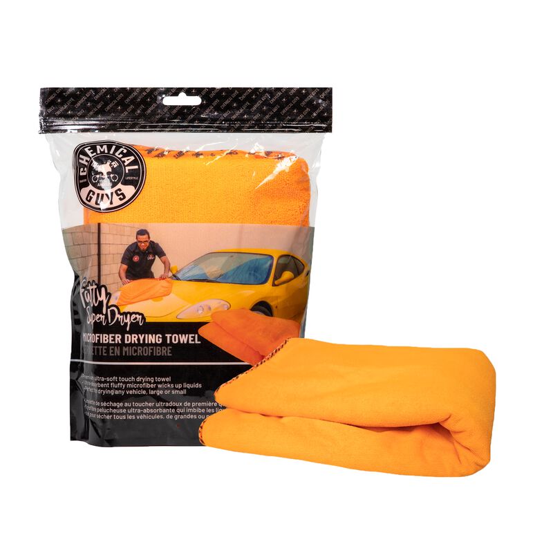Load image into Gallery viewer, Chemical Guys Fatty Super Dryer Microfiber Drying Towel ( Orange ) 25&quot; x 34&quot;

