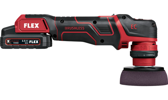 Flex PXE 80 12-EC Cordless Mini Polisher Kit - NEW Version 12 Volt