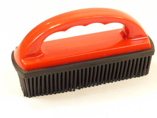 CleanerCar Red Pet Hair Brush with Handle