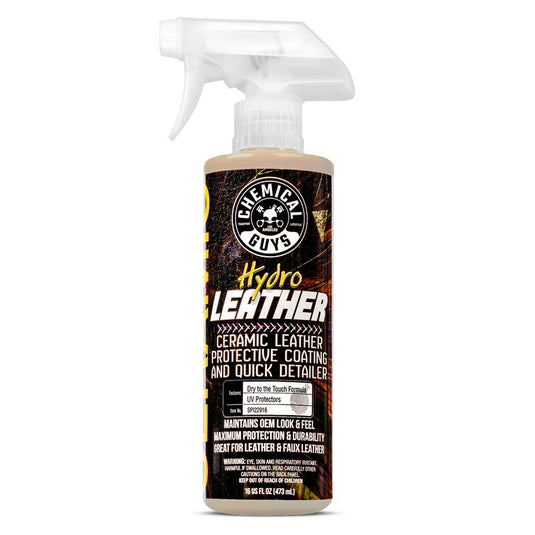 Chemical Guys HydroLeather Ceramic Leather Protective Coating & Quick Detailer 473ml (16oz)