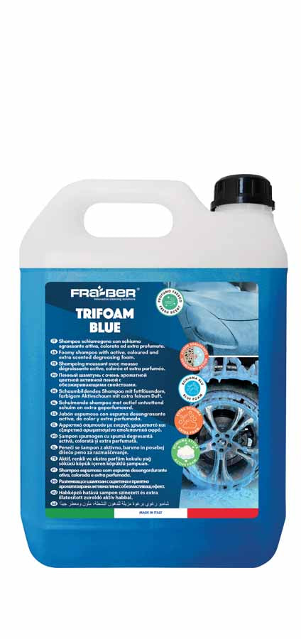 Load image into Gallery viewer, Fra-Ber TriFoam Blue Shampoo 4.5L
