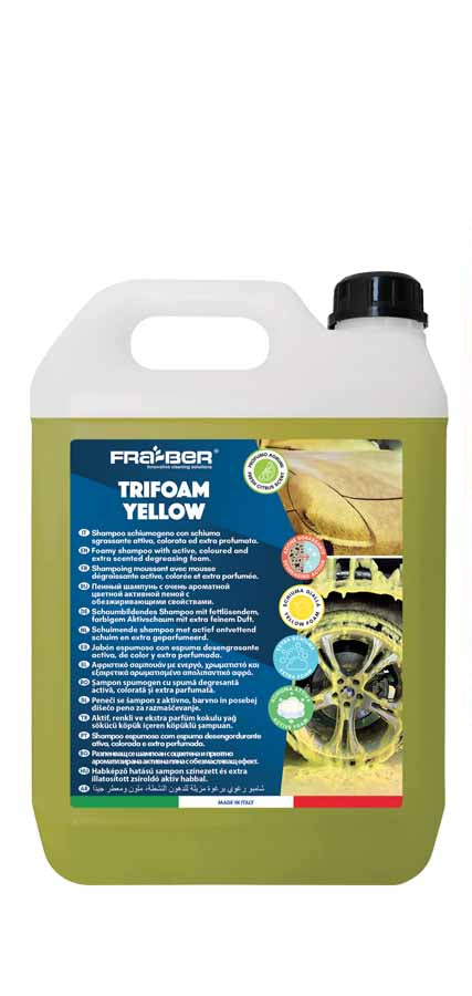 Load image into Gallery viewer, Fra-Ber TriFoam Yellow Shampoo 4.5L
