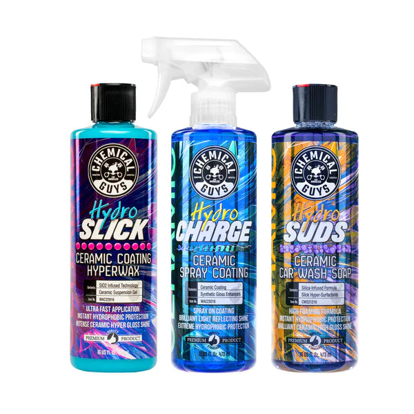 Load image into Gallery viewer, Chemical Guys Hydro Line 3pc Exterior Kit
