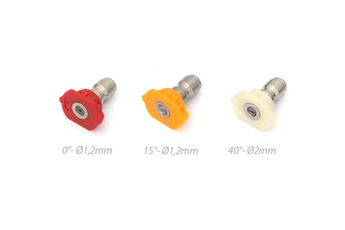 APS - Quick Release Multi Tip Nozzle Set 3pk