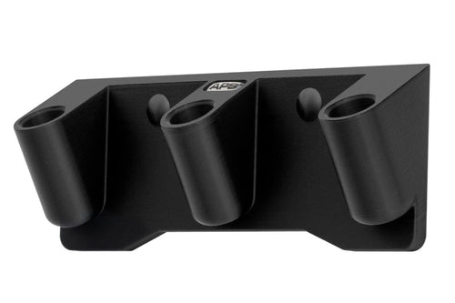 APS Wall Mount 3 Way Tool Holder - Black