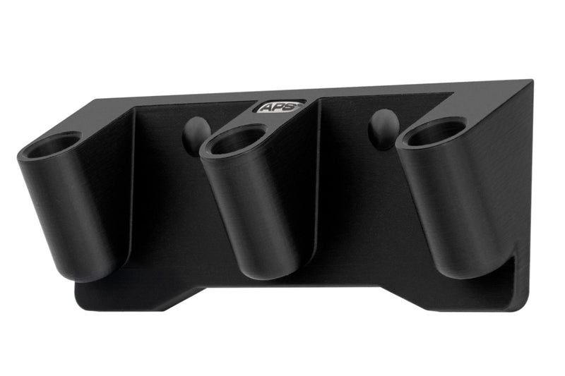 Load image into Gallery viewer, APS Wall Mount 3 Way Tool Holder - Black
