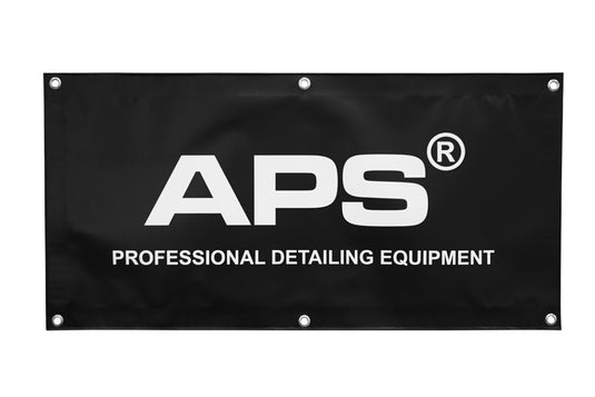 APS Work Shop Banner 50x100cm - Black