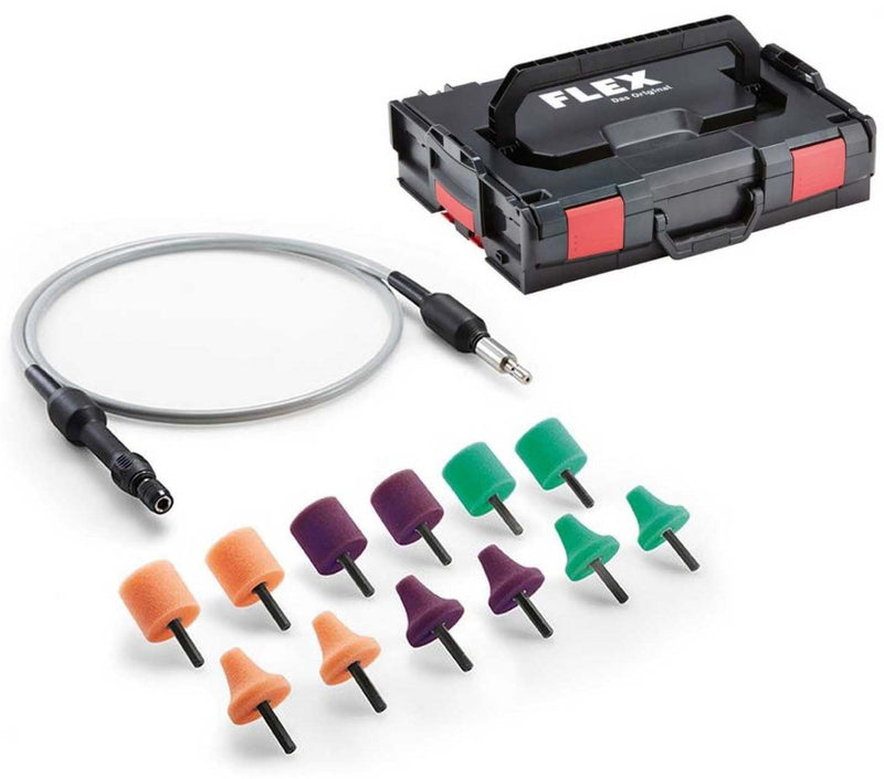 Load image into Gallery viewer, Flex FS 140 PXE Flexible Shaft Inc 12 Heads ( Plastic Case ) - 516112
