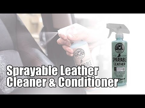 Load and play video in Gallery viewer, Chemical Guys Spray Leather Conditioner With Vitamin &amp; Aloe 473ml (16oz)
