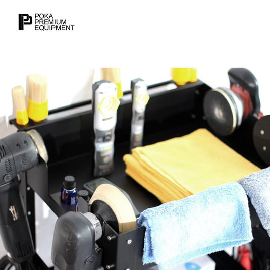 Poka Premium Detailing Trolley PRO 3 Shelves  WD_PRO
