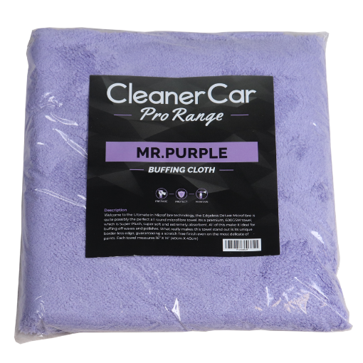 Load image into Gallery viewer, CleanerCar Pro Range Mr.Purple Buffing Cloth
