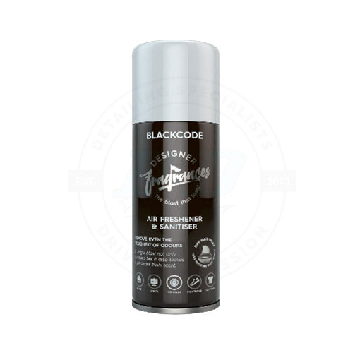 Designer Fragrances BlackCode Air Freshener & Sanitiser 400ml