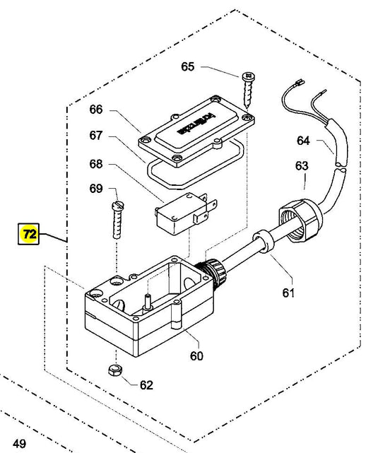 Kranzle Replacement Pressure Switch ( Micro Switch ) 15018