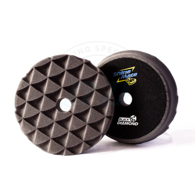 ShineMate Black Diamond Foam Pad Black - Super Finishing - 6