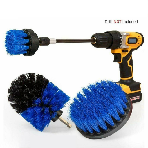 Drill Brush Upholstery and Carpet Cleaning Kit – Medium